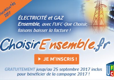 ÉNERGIE MOINS CHÈRE ENSEMBLE : OBTENONS DE NOUVEAU LES MEILLEURES OFFRES ÉLECTRICITÉ ET GAZ