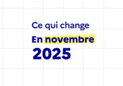 Ce qui change en novembre 2025