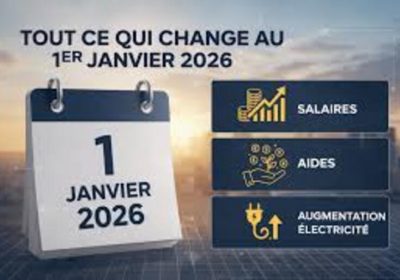 Ce qui change en janvier 2026